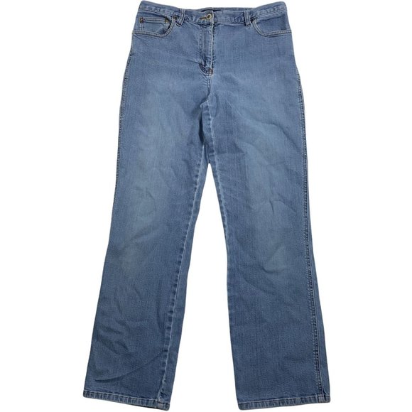 Ann Taylor 10 Jeans Low Rise Light Wash 31" X 29.5" - Picture 1 of 5